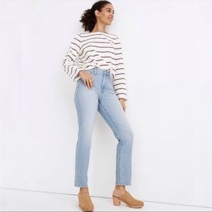 Madewell Petite Perfect Vintage Ankle Jean in Fiore wash